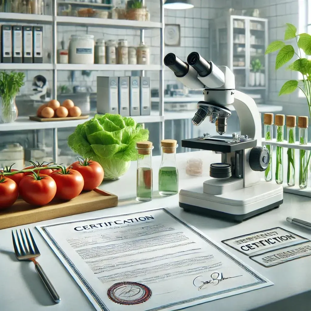 Certyfikat jakości produktów spożywczych