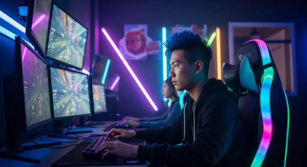 Korzyści z nowoczesnego oświetlenia gamingowego